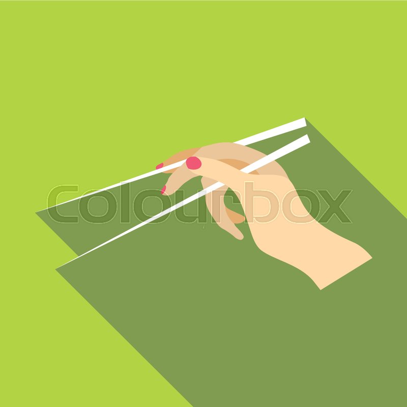 800x800 Chopsticks Icon Flat Illustration Of Stock Vector Colourbox
