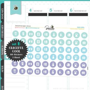 300x300 Chore Icon Dot Stickers