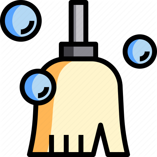 512x512 Broom, Chore, Clean, Cleaning, Housekeeping, Sweep Icon