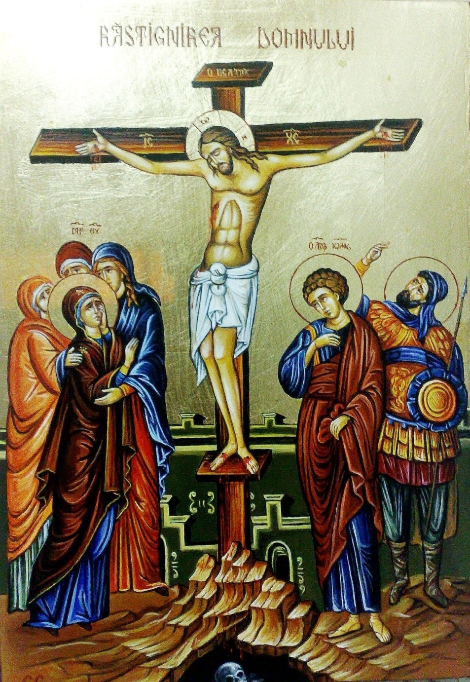 953x1382 Hand Painted Icon Crucifixion Of Jesus Christ