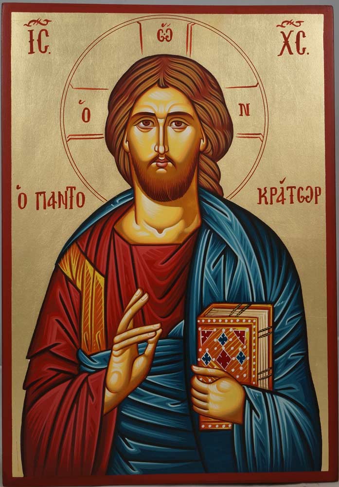 697x1000 Christ Ruler Of All Hand Painted Icon