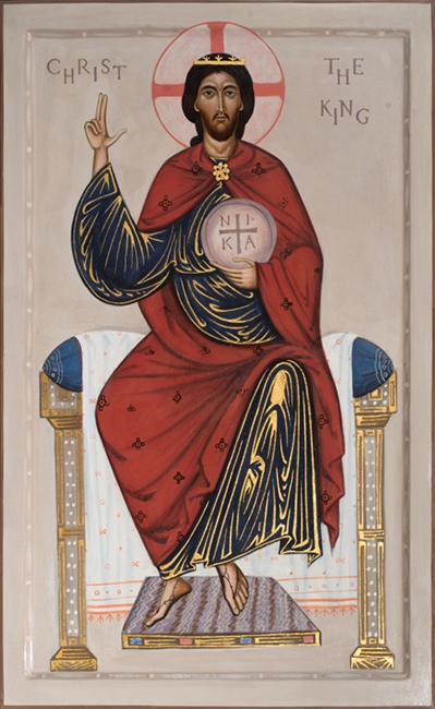 399x650 Icon Of Christ The King
