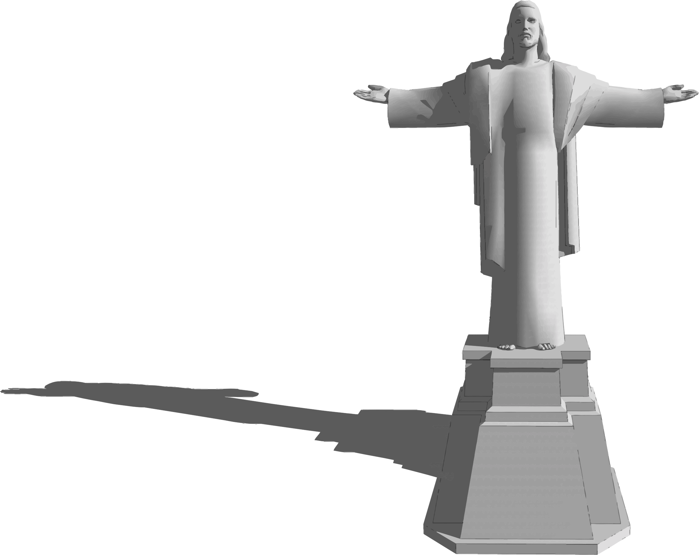 Монумент пнг. Статуя Христа-Искупителя 3d модель. Статуя Христа Искупителя PNG. Статуя Иисуса в Рио на прозрачном фоне. Памятник на белом фоне.