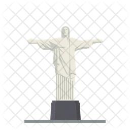 Christ The Redeemer Icon Of Flat Style 256x256 Christ The Redeemer Icon Of Flat Style