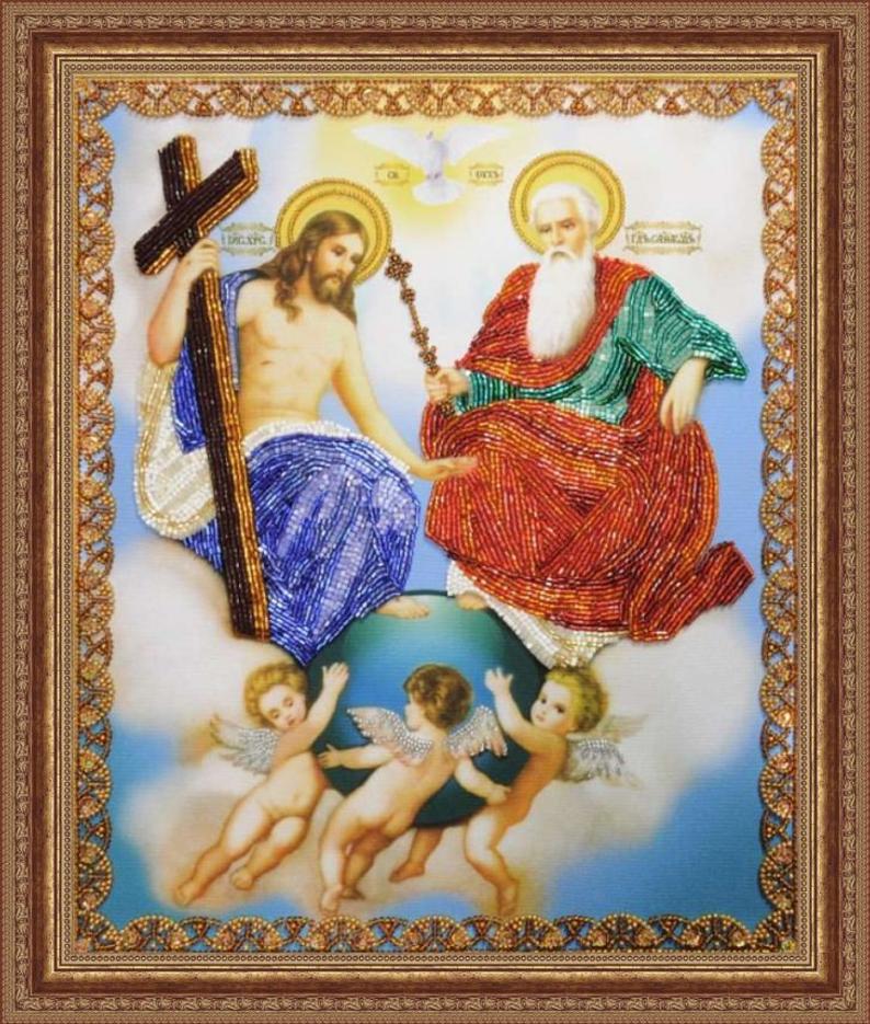 794x935 Holy Trinity Christian Icon Classic Biblical Icon Christian Etsy