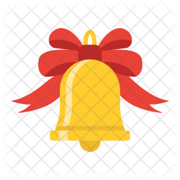 256x256 Christmas Bell Icon Of Flat Style
