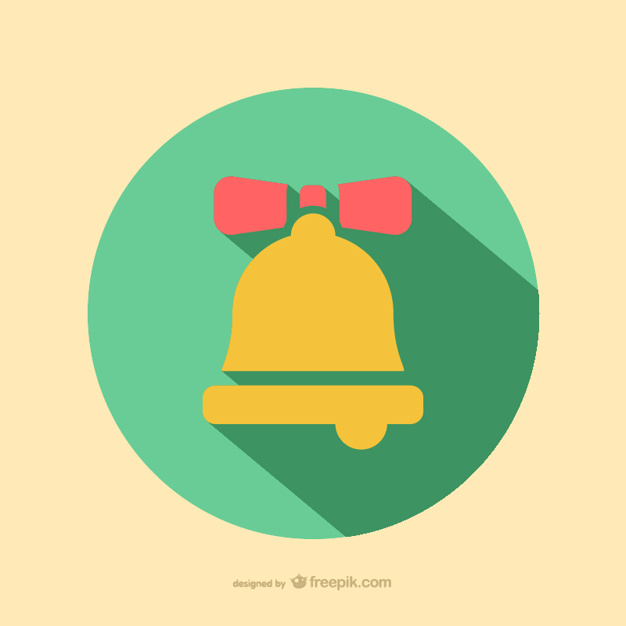 626x626 Christmas Bell Icon Vector Free Download