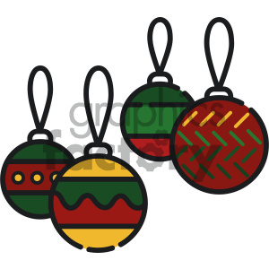 300x300 Christmas Decoration Vector Icon Clipart Royalty Free Gif