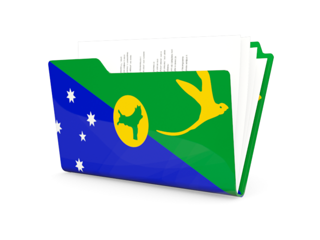 640x480 Folder Icon Illustration Of Flag Of Christmas Island