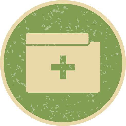 490x490 Vector Medical Folder Icon