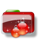 128x128 Christmas, Folder, Ball, Bright, Glitter Icon Free Of Christmas