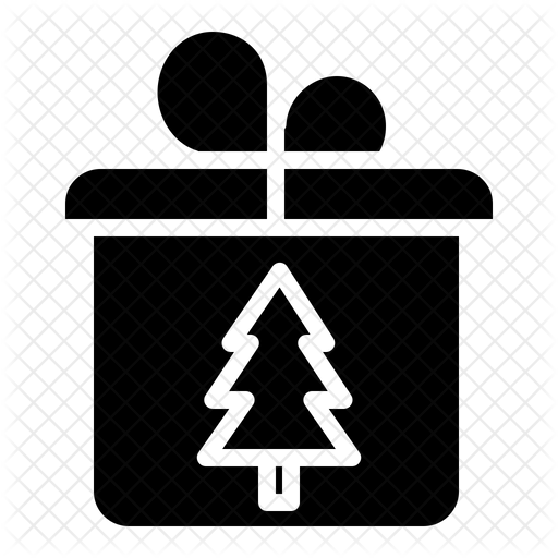 512x512 Christmas Gift Icon Of Glyph Style