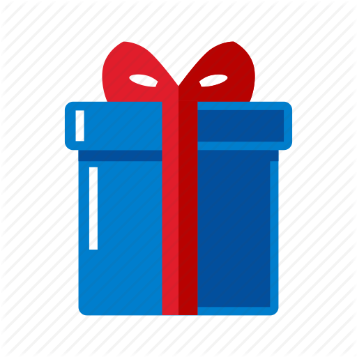 512x512 Blue, Box, Christmas, Gift Icon