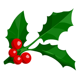 256x256 Holly Icon Merry Christmas Iconset Lovuhemant