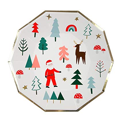 425x425 Meri Meri Christmas Icon Plates