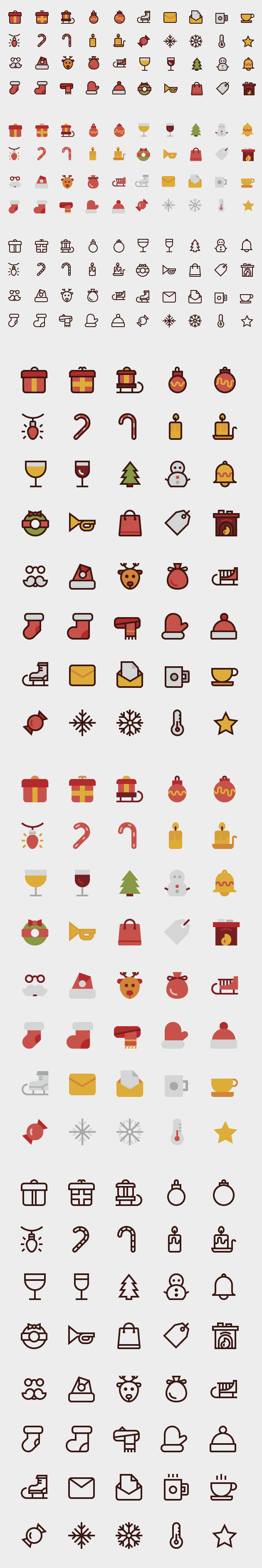 630x3768 Free Christmas Winter Icons