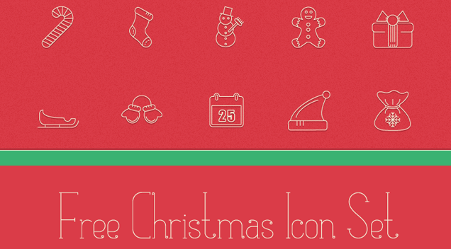636x352 Freebie Festive Christmas Icon Pack