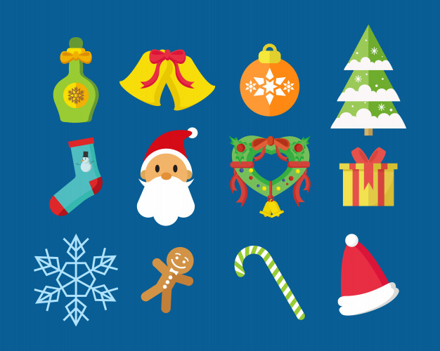 626x500 Merry Christmas Icon Pack Vector Premium Download
