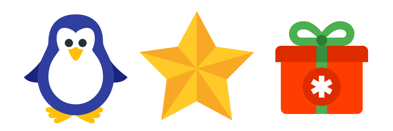 1500x500 Christmas Tree Filled Icon