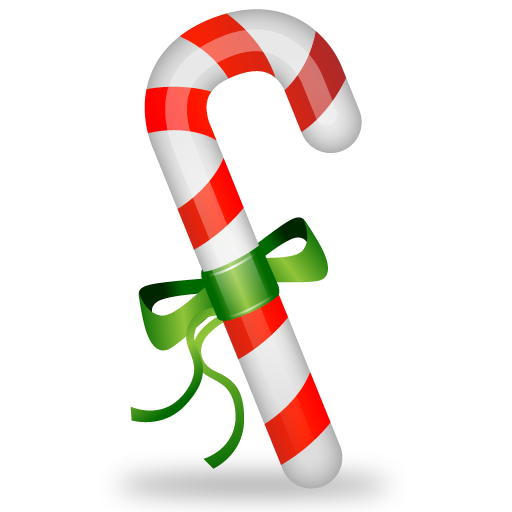 512x512 Cane, Christmas Icon