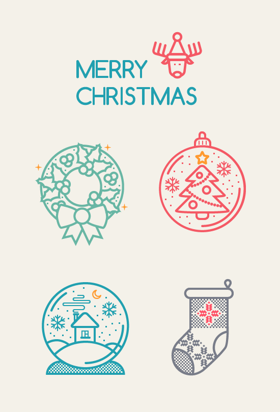 550x809 Christmas Icon Set Freebie Free Freebies Christmas