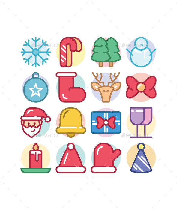 590x700 Christmas Icon Set