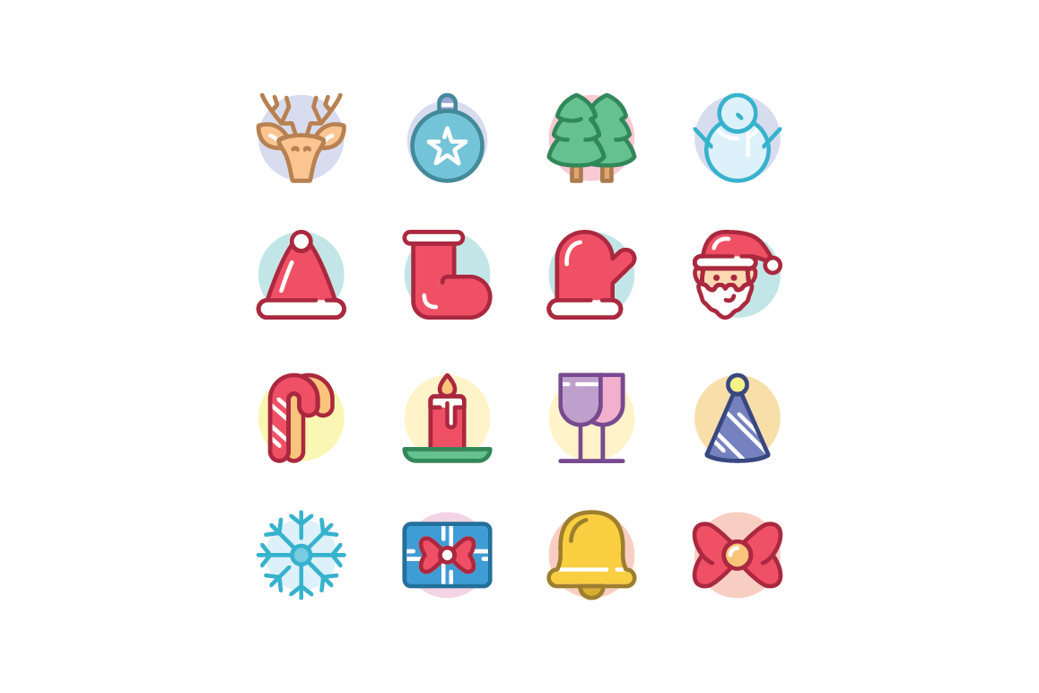 Christmas Icon Set at Vectorified.com | Collection of Christmas Icon ...