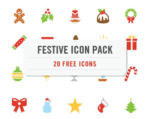 500x400 Festive Christmas Icons