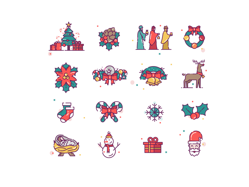 800x600 Christmas Icon Set