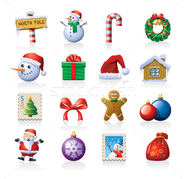 600x575 Christmas Icon Set Vector Illustration Abdulsatarid