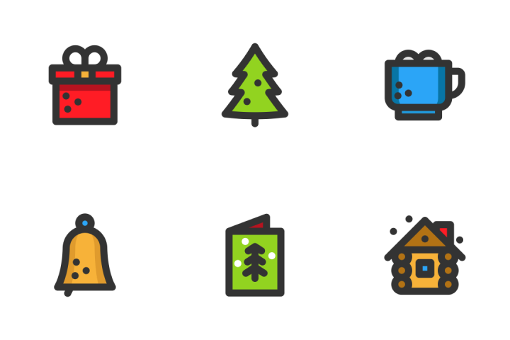 720x480 Download Minimalist Christmas Icon Pack