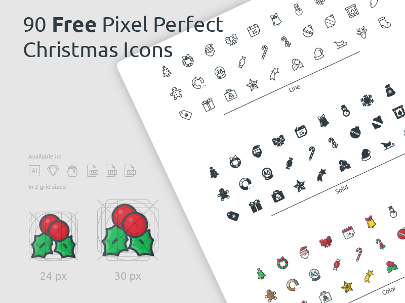 800x600 Free Christmas Icon Set