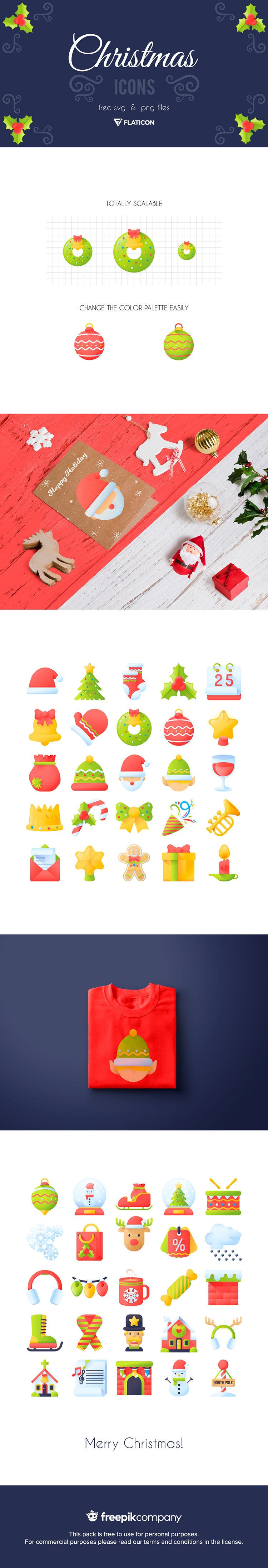 750x4385 Free Christmas Icons Set Creative Nerds
