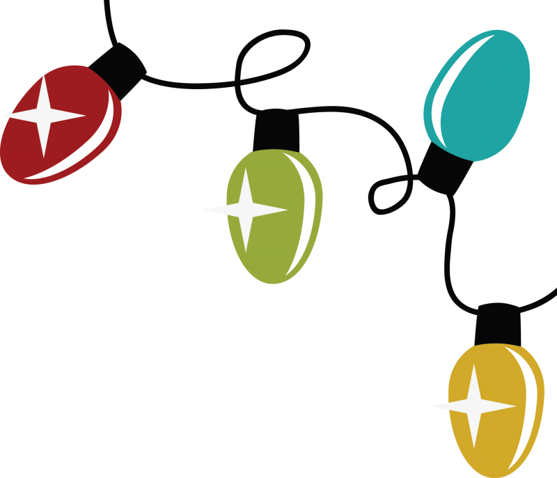 800x686 Christmas Light String Png