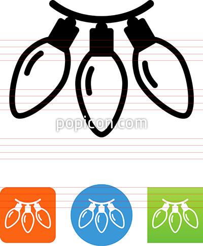 400x485 Christmas Lights Icon