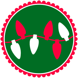 256x256 Christmas Lights Icon Vector Christmas Iconset Designbolts