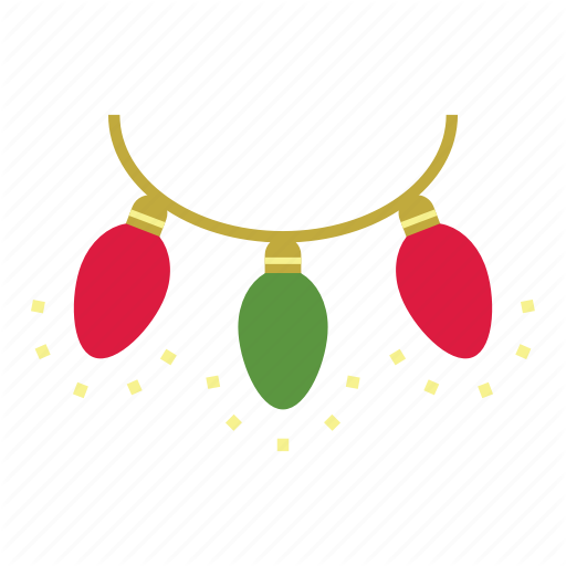 512x512 Christmas, Christmas Lights, Decoration, Holiday, Lights, Xmas Icon