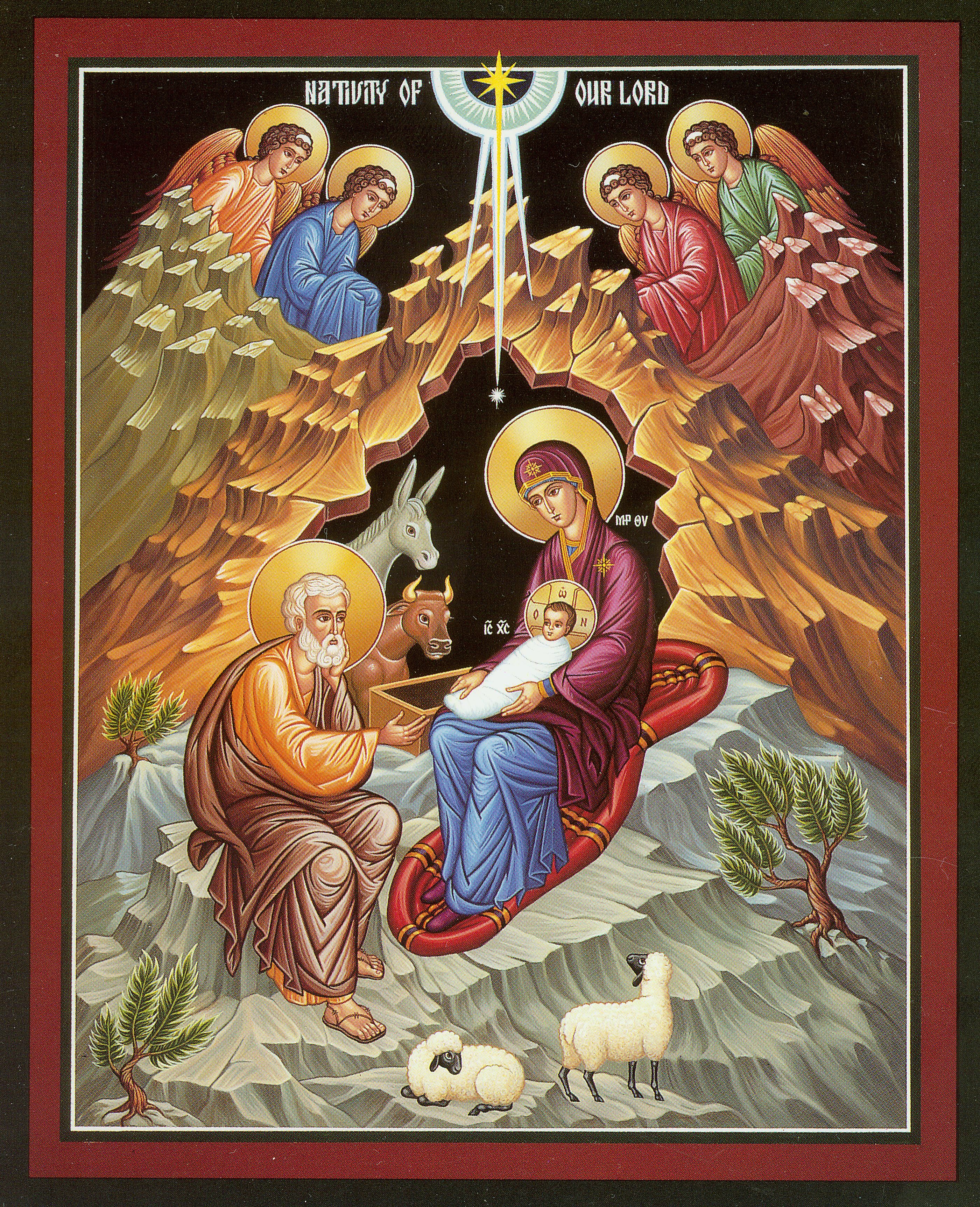 2801x3450 Image Detail For Eastern Christian Orthodox Nativity Icon