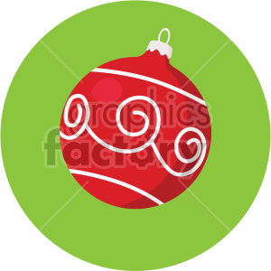 Christmas Ornament On Green Circle Background Icon Clipart 300x300 Christmas Ornament On Green Circle Background Icon Clipart