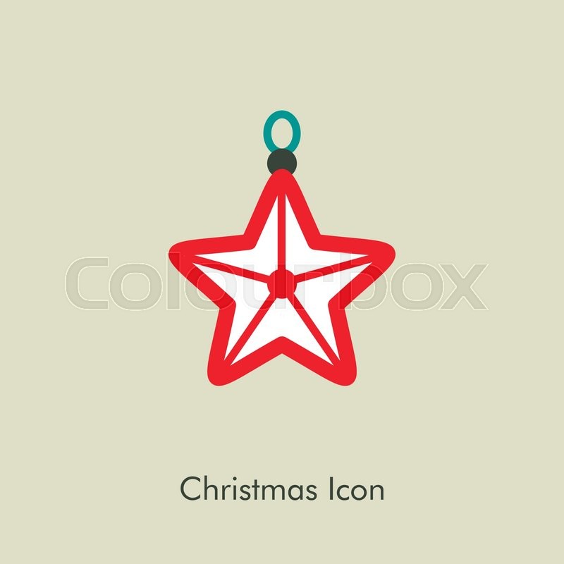 800x800 Christmas Star Icon, Vector Stock Vector Colourbox