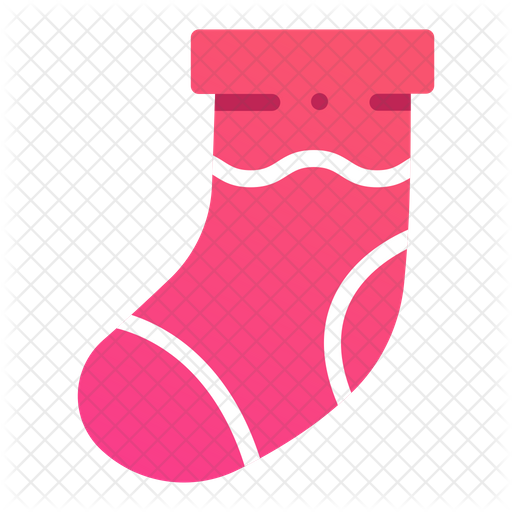 512x512 Christmas Sock Icon Of Gradient Style