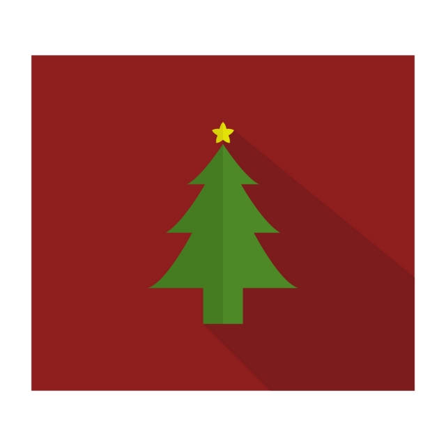 640x640 Christmas Tree Icon, New, Star, Nature Png And Vector