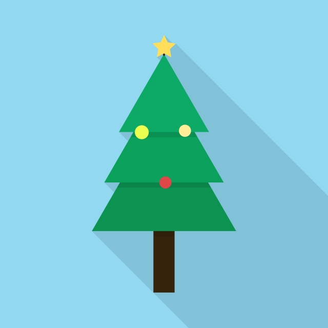 640x640 Christmas Tree Ornament Icon Set Of Great Flat Icons With Styl