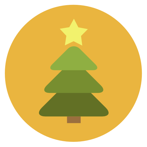 512x512 Christmas Tree Icon Flat Christmas Circle Iconset Fps