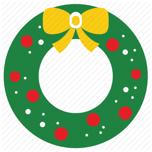 512x512 Celebration, Christmas, Christmas Wreath, Decoration, Happy