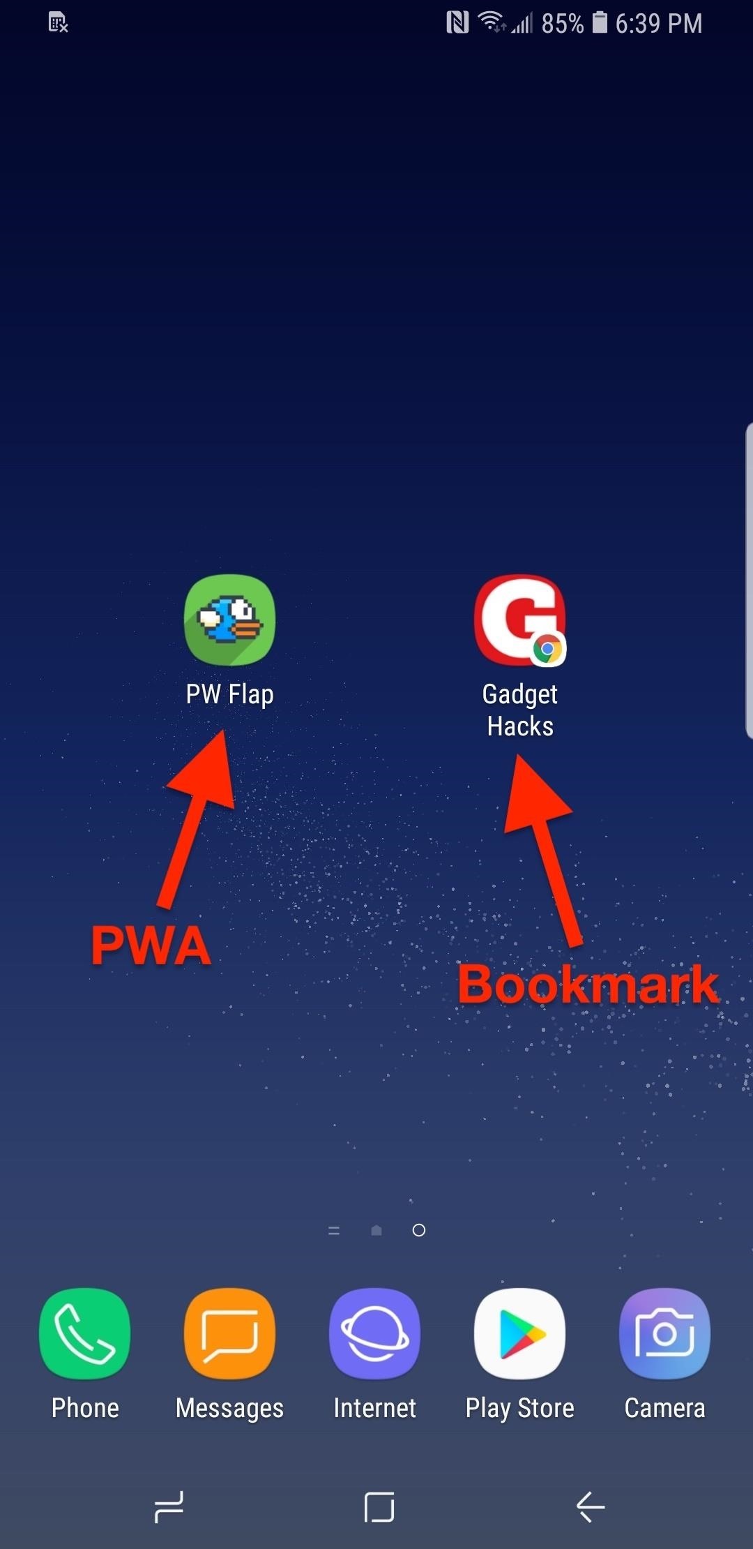 1080x2220 Google Chrome How To Save Webpages Pwas To Your Home Screen