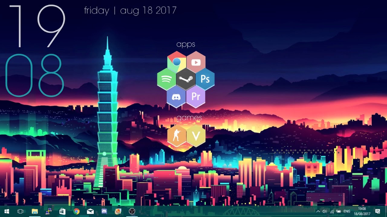 1280x720 Get Discord Honeycomb Addon Rainmeter