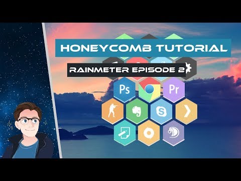 480x360 Honeycomb Complete Setup Tutorial Rainmeter Ep