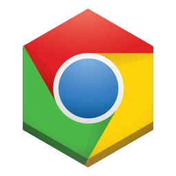 256x256 Chrome Icon Hex Iconset