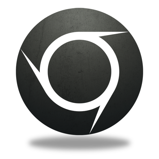 512x512 Dark Chrome Icon Free Icons Download